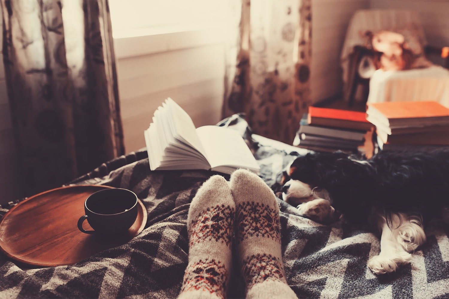 Hygge's about being centered, not just cozy socks