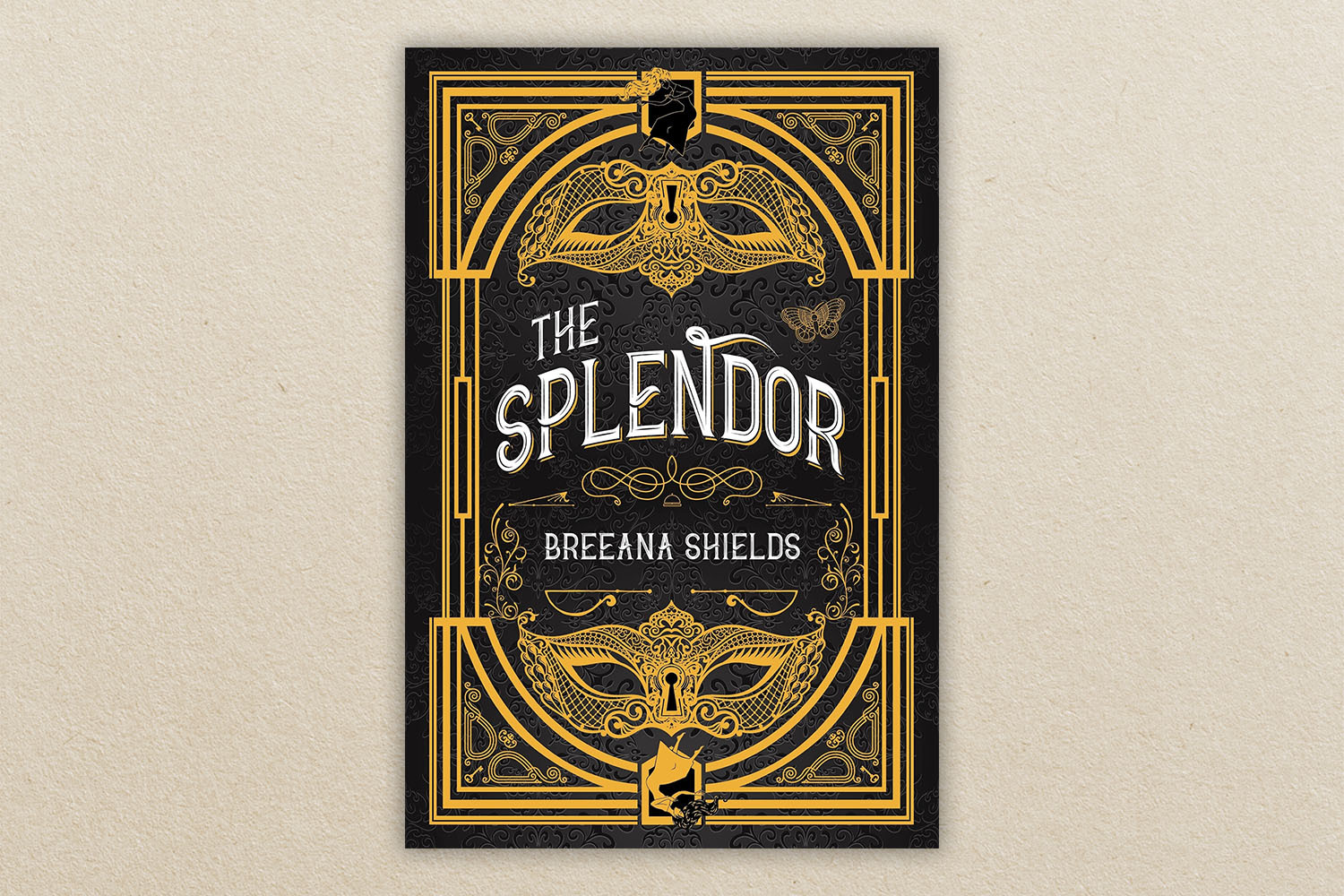 The Splendor book on beige background