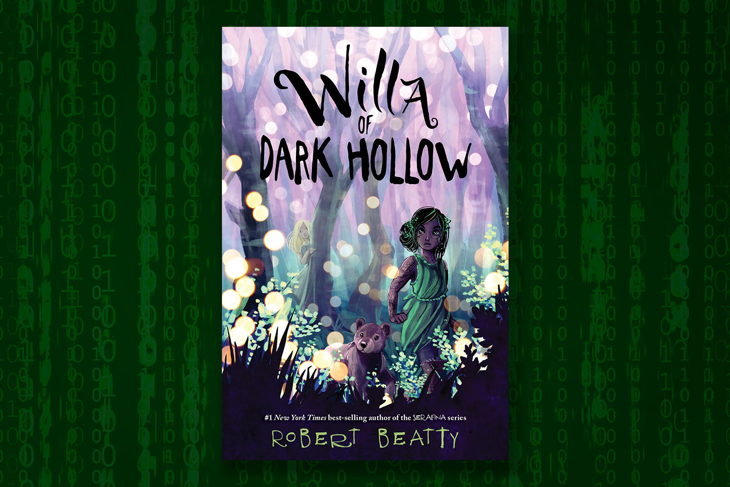 Willa of Dark Hollow Book on background