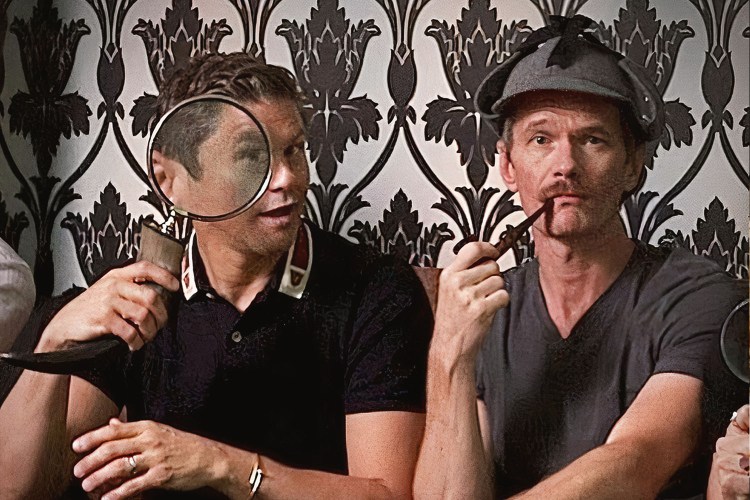 Us after escaping from Sherlock. Elementary, my dear reader.