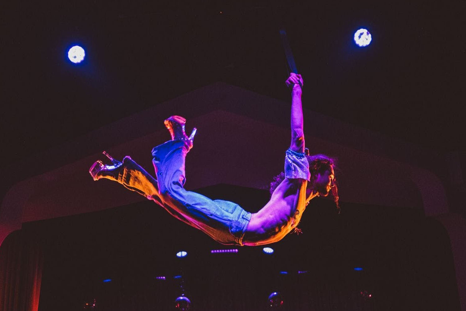 Aerialists like Troy Lingelbach dazzle and delight