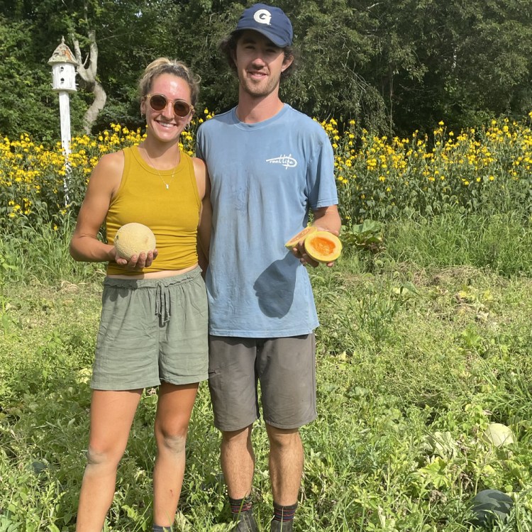 Andie Fortier and James Burke