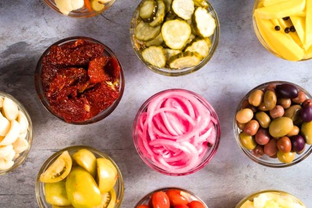 picture of various pickled items