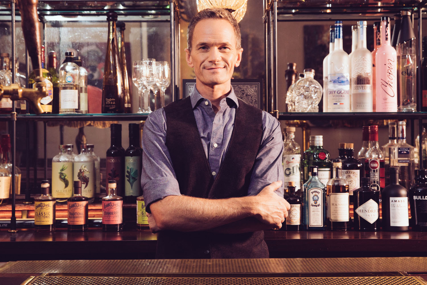 Neil Patrick Harris at a bar