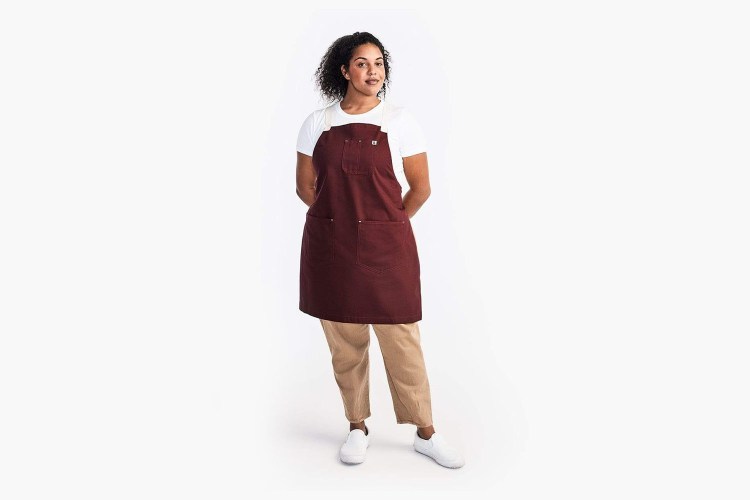 Hedley and Bennett Bordeaux Red Apron