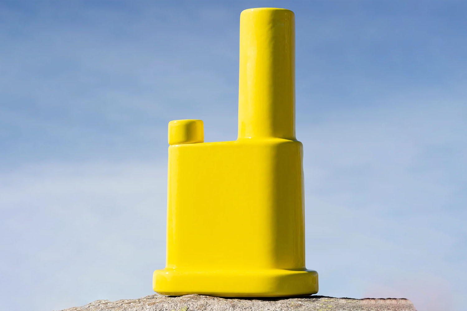 Yellow Ceramic Bong by Weed’d