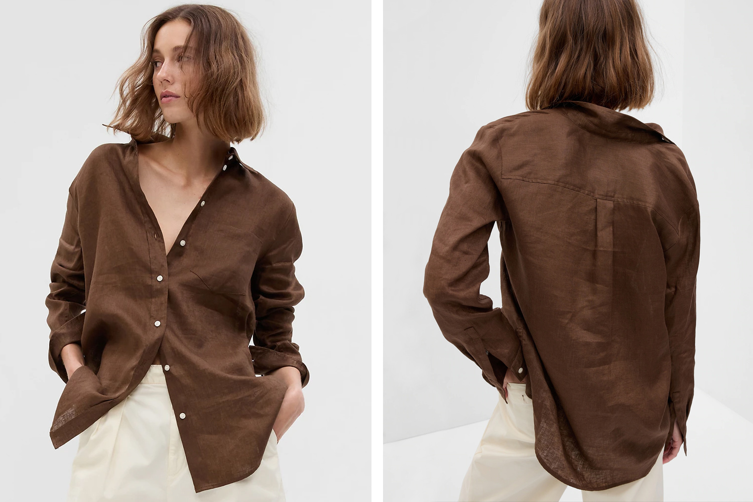 Gap Linen Boyfriend Shirt