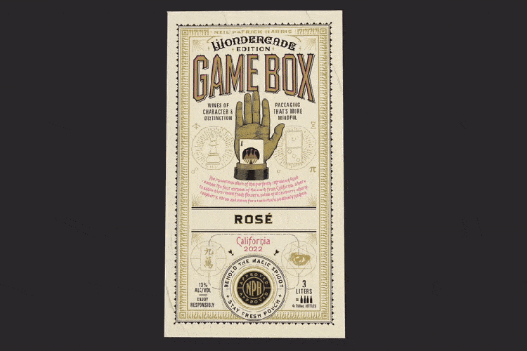 Wondercade x Game Box Wines Rosé