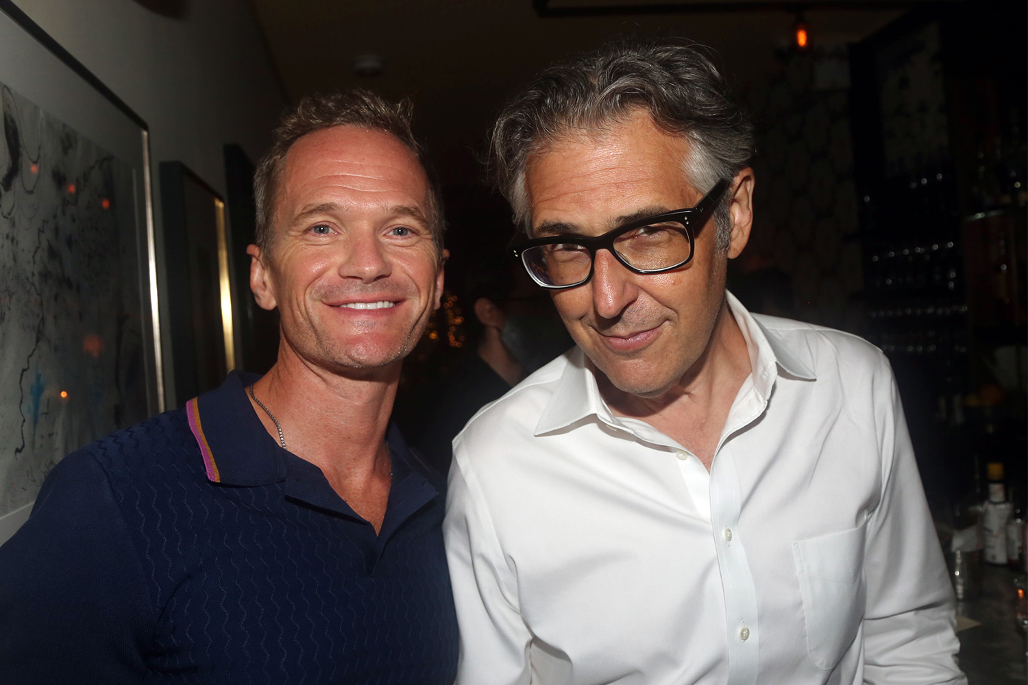 Neil Patrick Harris and Ira Glass pose for a photo