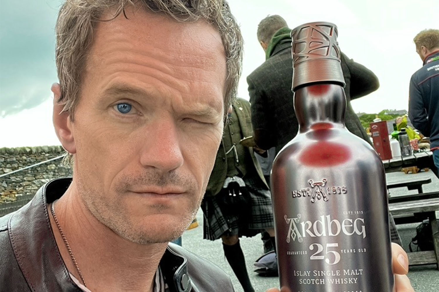 NPH and a scotch whisky bottle