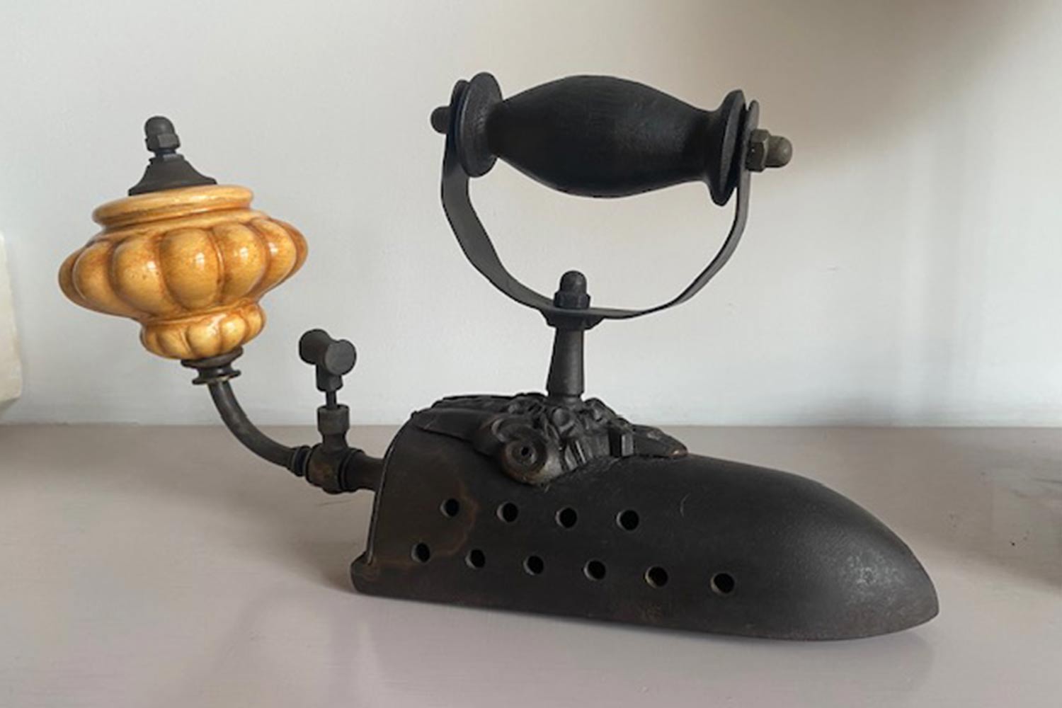 A vintage iron (really made of iron)